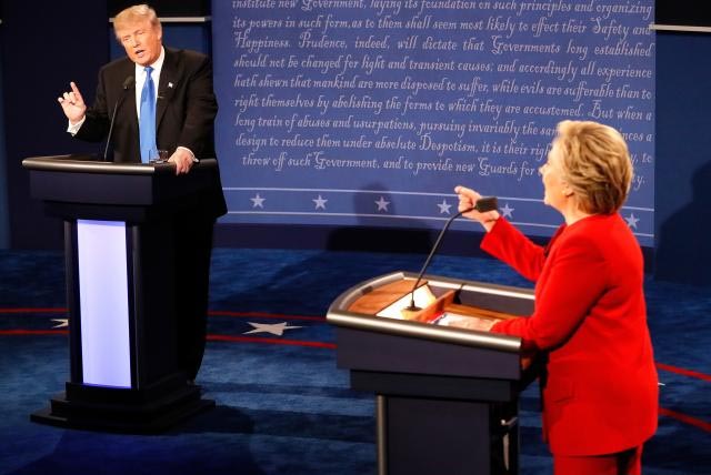 En el debate, Trump le dijo a Clinton: “Pude ver los horribles comerciales que usted hizo sobre mí”